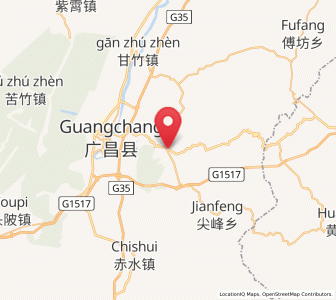 Map of Changqiao, Jiangxi