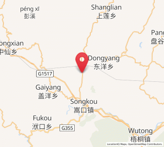 Map of Changqing, Fujian