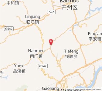 Map of Changsha, Chongqing