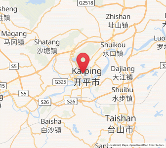 Map of Changsha, Guangdong