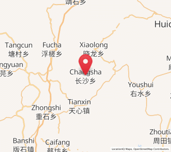 Map of Changsha, Jiangxi