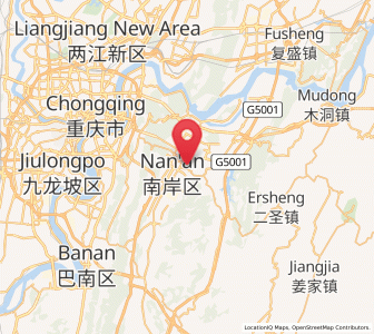Map of Changshengqiao, Chongqing