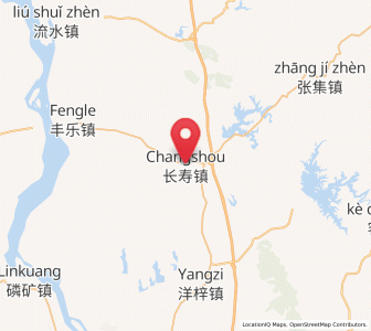 Map of Changshou, Hubei