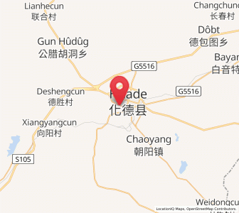 Map of Changshun, Inner Mongolia