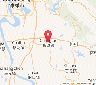 Map of Changtan, Hubei