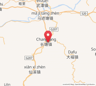 Map of Changtang, Hunan