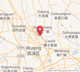 Map of Changtun, Tianjin
