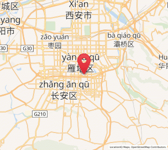 Map of Changyanbao, Shaanxi