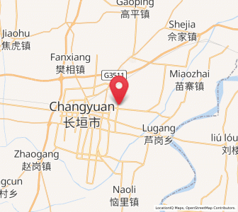 Map of Changyuan County, Henan