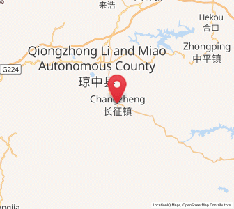 Map of Changzheng, Hainan