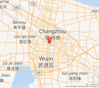 Map of Changzhou, Jiangsu