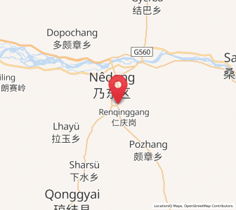 Map of Changzhug, Tibet