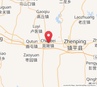 Map of Chaobei, Henan