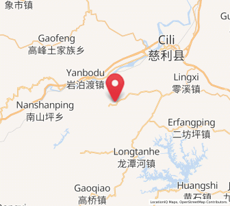Map of Chaoyang, Hunan