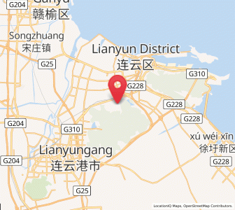 Map of Chaoyang, Jiangsu