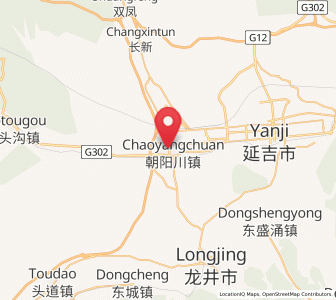 Map of Chaoyangchuan, Jilin