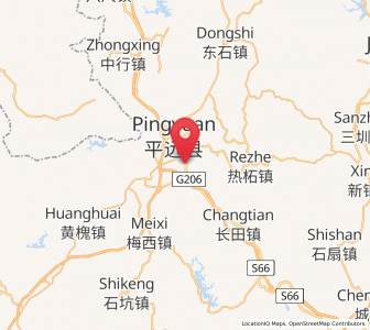 Map of Chaozhu, Guangdong