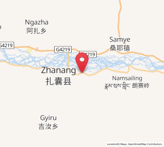 Map of Chaqi, Tibet