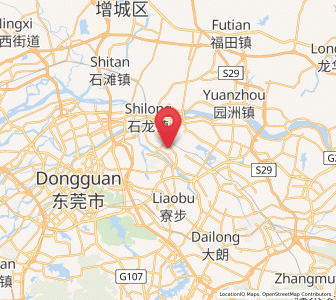 Map of Chashan, Guangdong