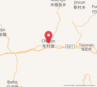 Map of Checun, Henan