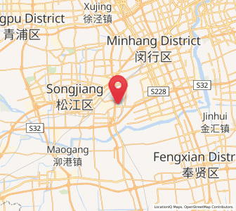 Map of Chedun, Shanghai