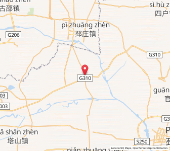 Map of Chefushan, Jiangsu