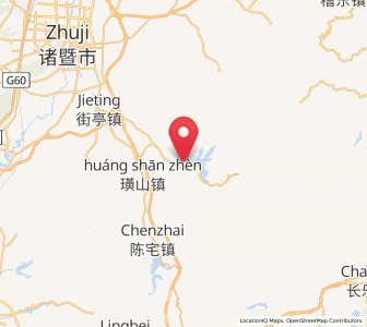Map of Chencai, Zhejiang