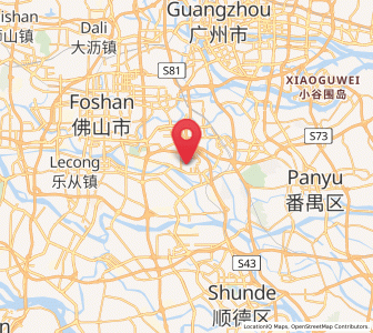 Map of Chencun, Guangdong