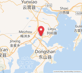 Map of Chendai, Fujian
