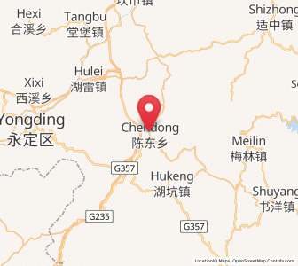 Map of Chendong, Fujian