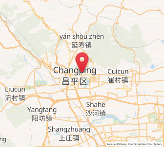 Map of Chengbei, Beijing