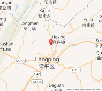 Map of Chengbei, Chongqing