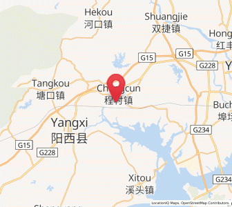 Map of Chengcun, Guangdong