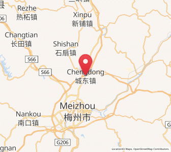 Map of Chengdong, Guangdong
