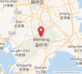 Map of Chengdong, Zhejiang