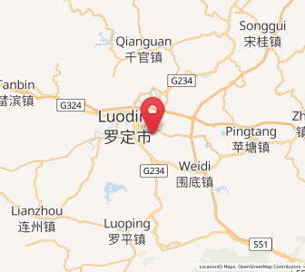 Map of Chengdong, Guangdong