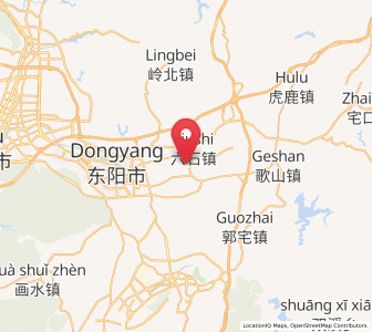 Map of Chengdong, Zhejiang