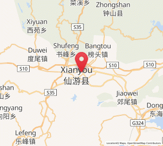 Map of Chengdong, Fujian