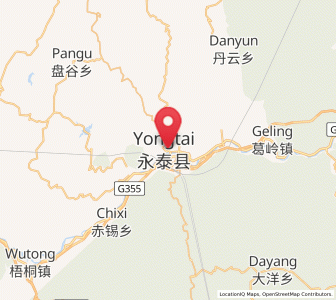 Map of Chengfeng, Fujian