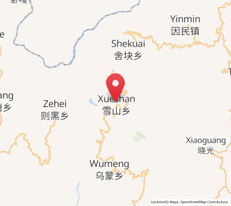 Map of Chenggan, Yunnan