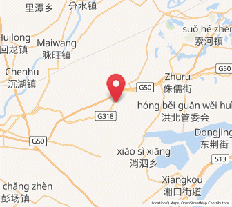 Map of Chenggong, Hubei