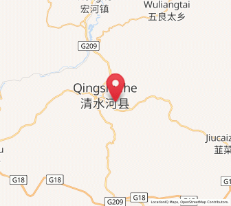 Map of Chengguan, Inner Mongolia