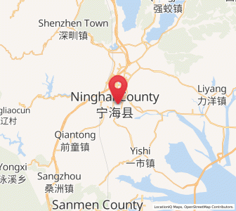 Map of Chengguan, Zhejiang
