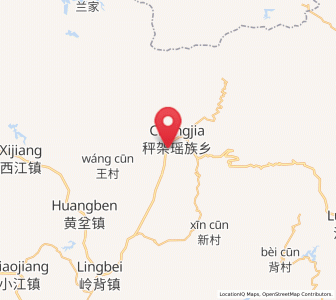 Map of Chengjia, Guangdong