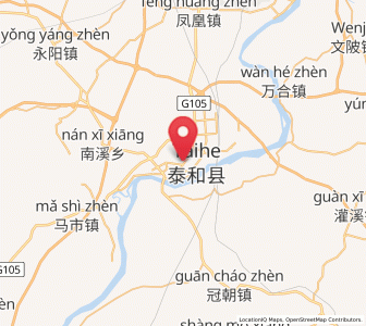 Map of Chengjiang, Jiangxi