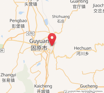 Map of Chengjiao, Ningxia Hui Autonomous Region