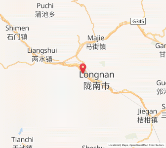 Map of Chengjiao, Gansu