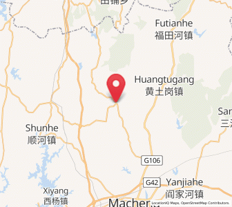 Map of Chengmagang, Hubei