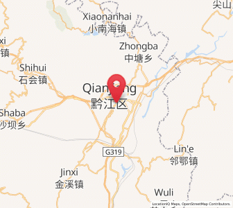 Map of Chengnan, Chongqing