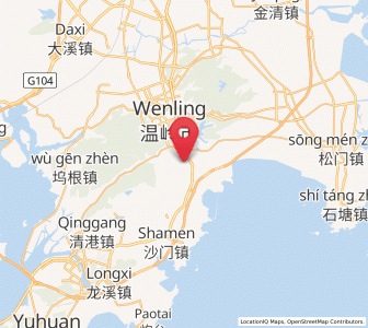 Map of Chengnan, Zhejiang